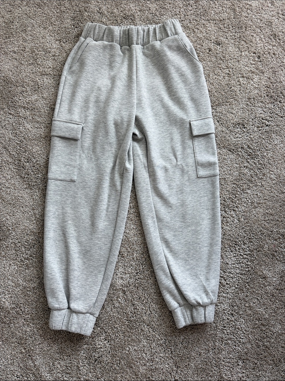 Express Women’s Gray Cargo Jogger Pants